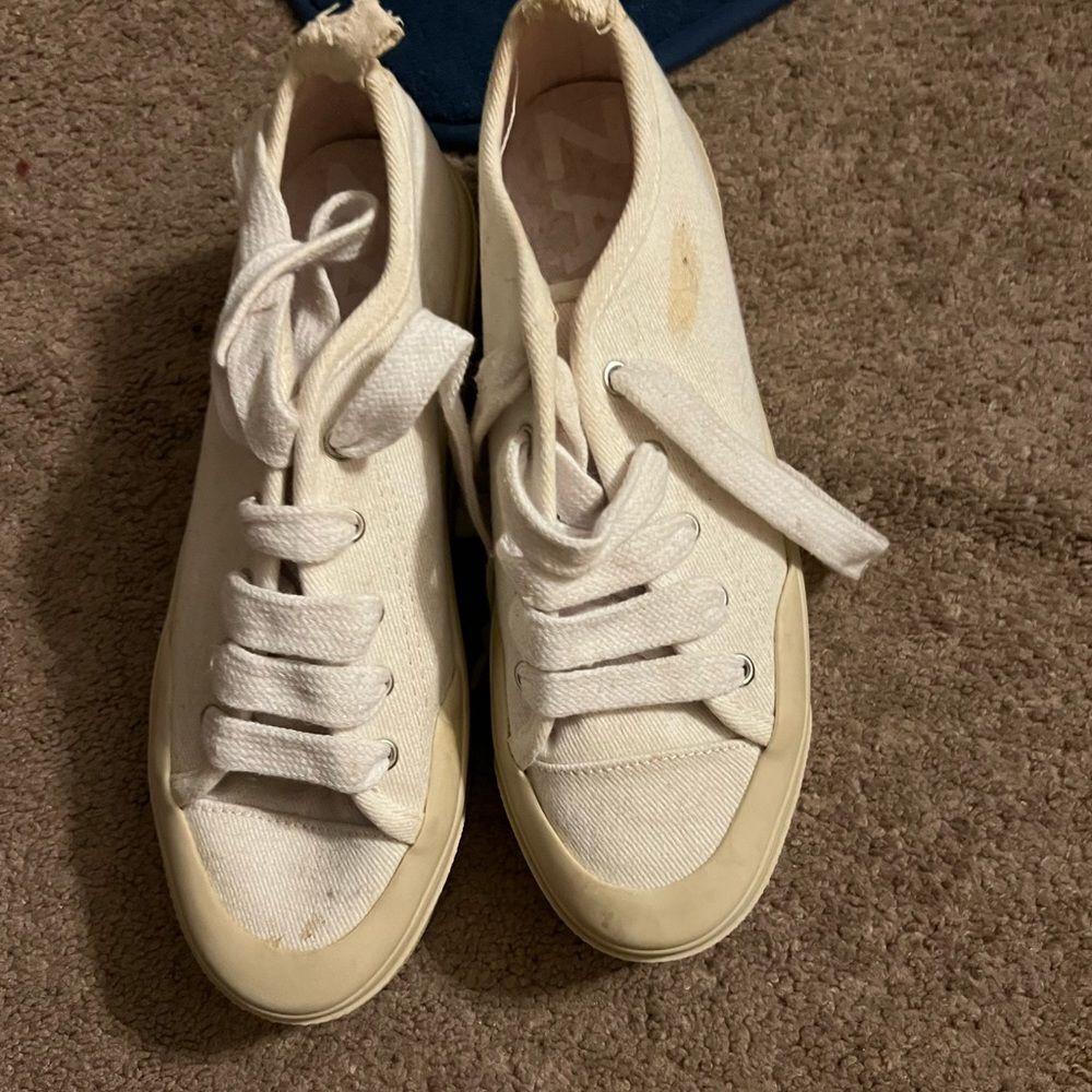 Zara white‎ platform shoes 39